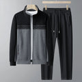 Men's Zip-Up Tracksuit Set