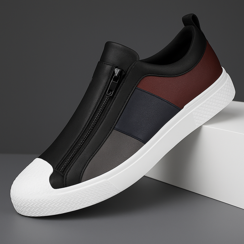 Men's Zip-Up Sneakers