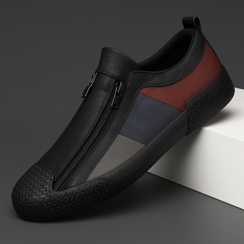Men's Zip-Up Sneakers
