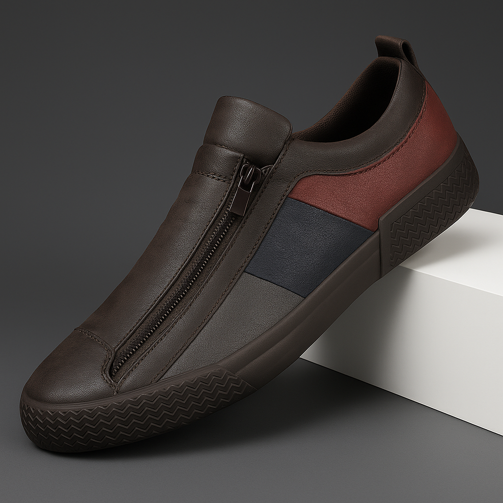Men's Zip-Up Sneakers