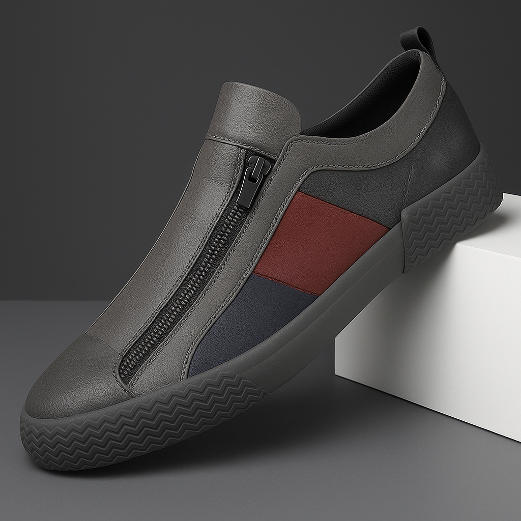 Men's Zip-Up Sneakers