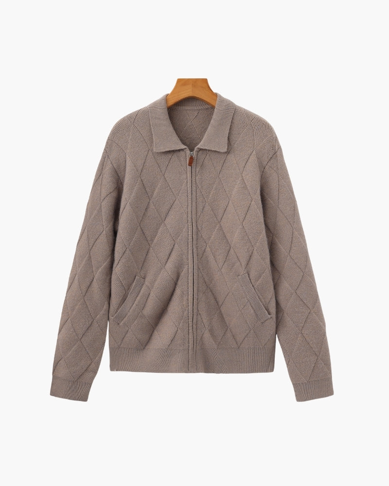 Men's Zip-Up Sweater