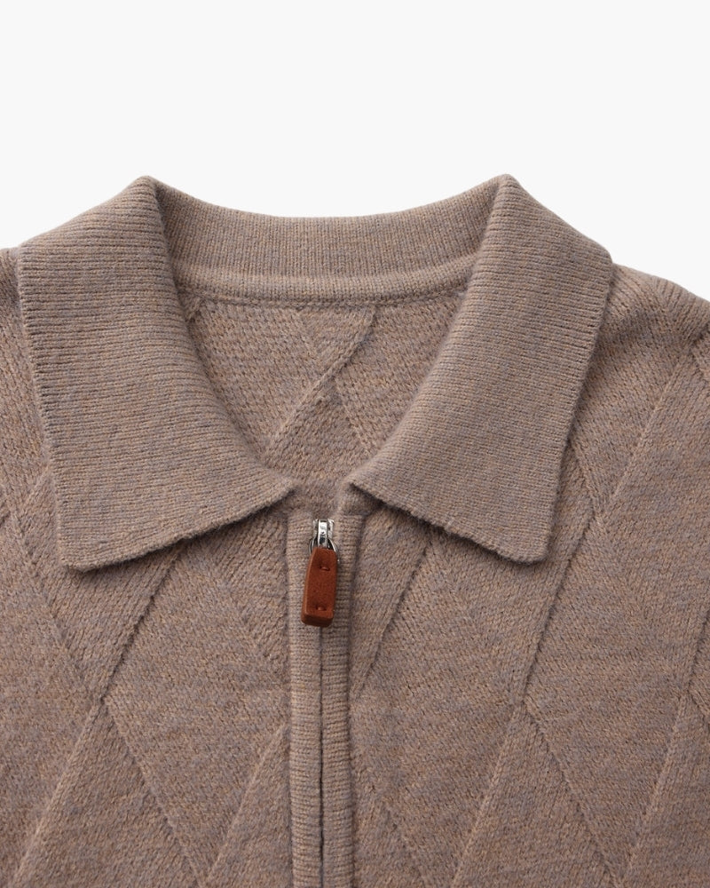 Men's Zip-Up Sweater
