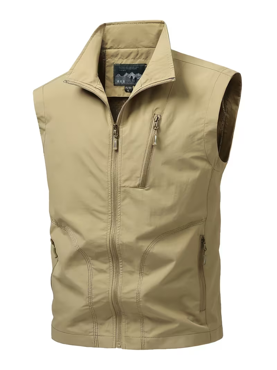 Men's Zip-Up Utility Vest