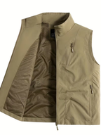 Men's Zip-Up Utility Vest