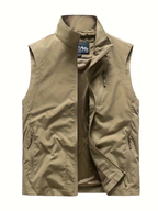 Men's Zip-Up Utility Vest