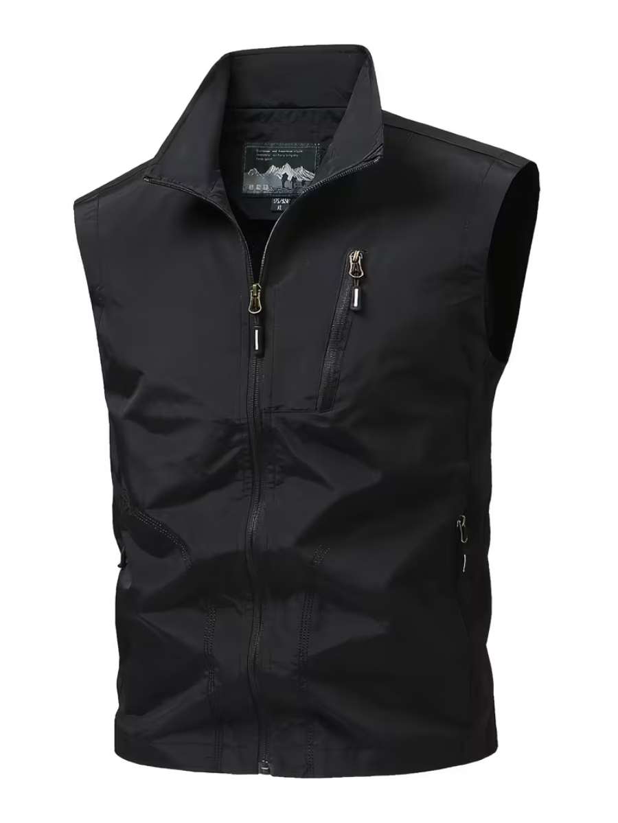 Men's Zip-Up Utility Vest