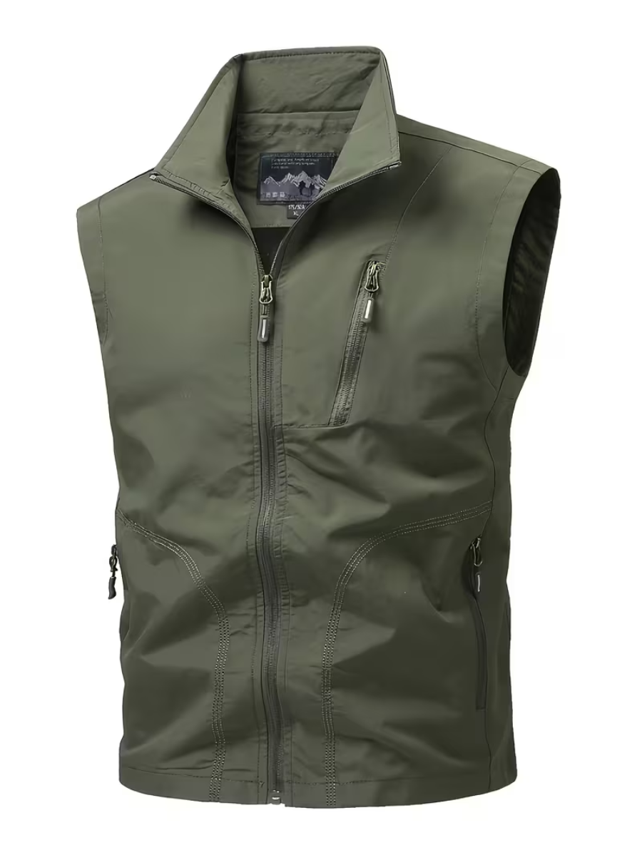 Men's Zip-Up Utility Vest
