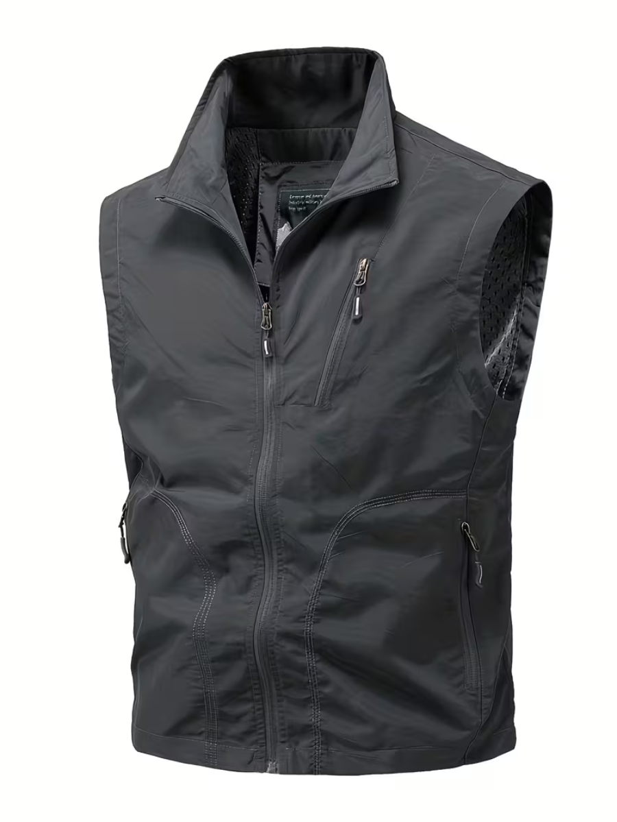 Men's Zip-Up Utility Vest