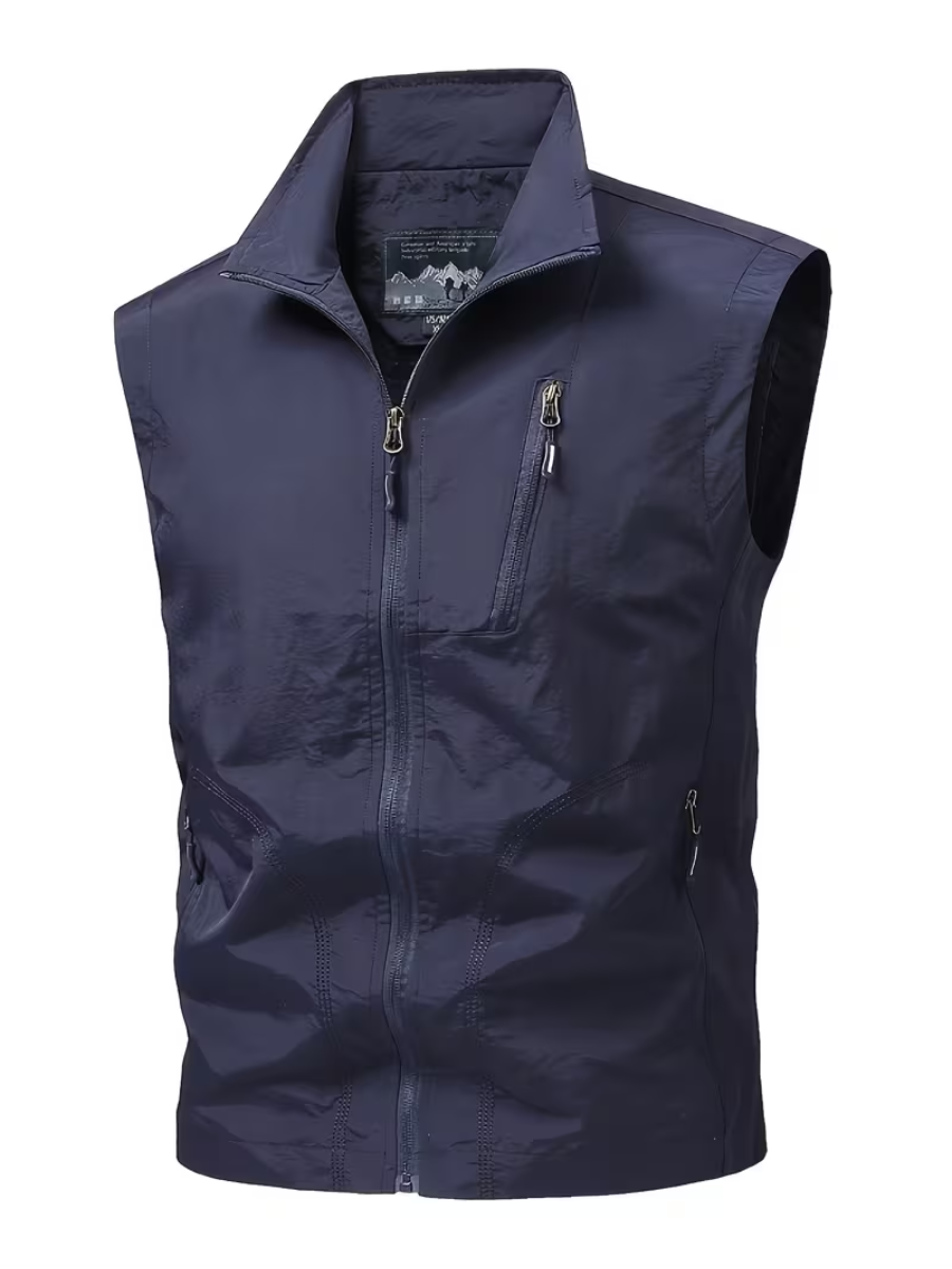 Men's Zip-Up Utility Vest