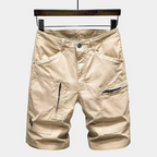 Men's Zippered Cargo Shorts