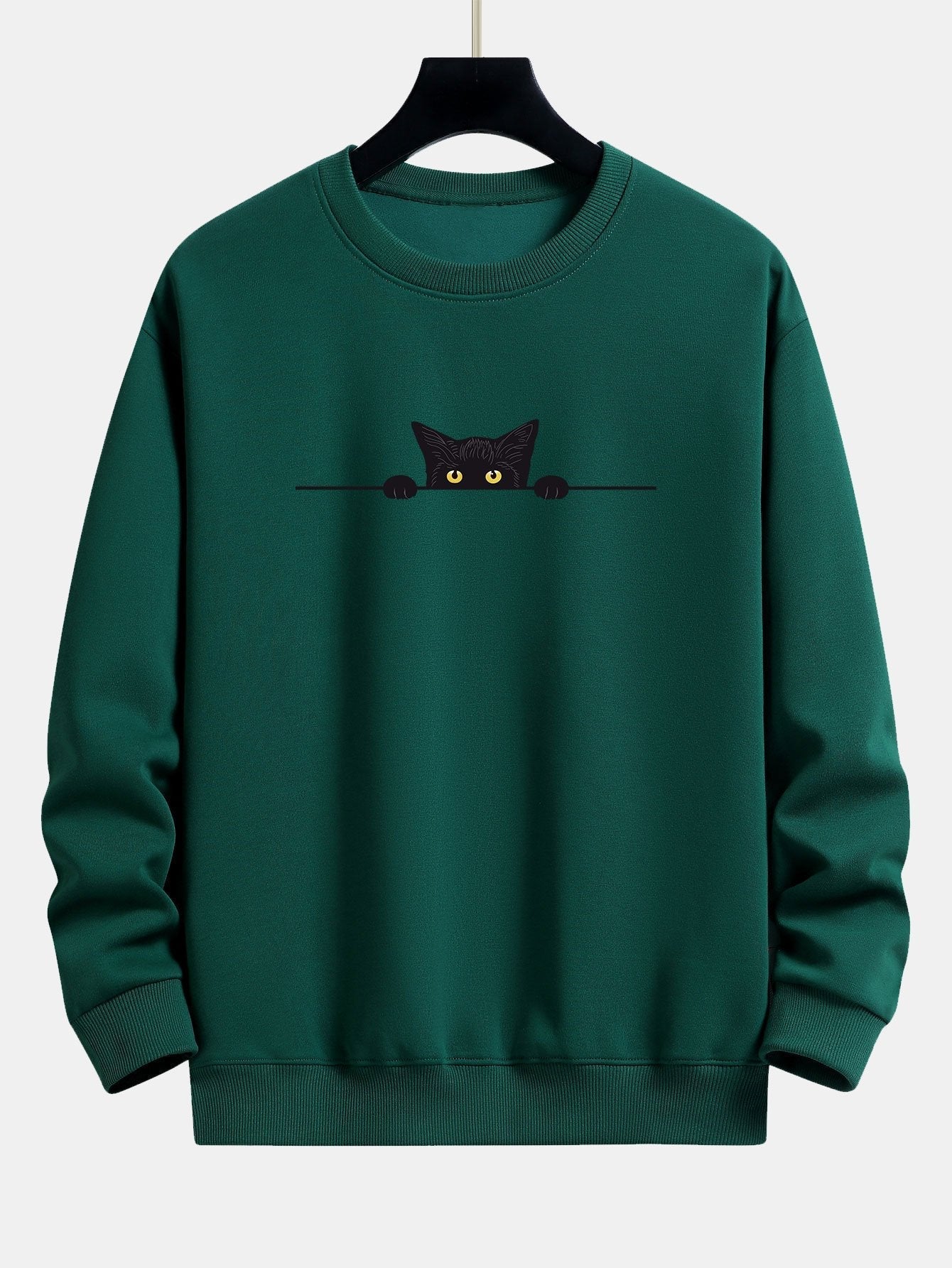 Men's Cat Graphic Sweatshirt