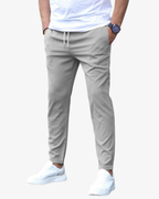 Men's Tapered Pants with Drawstring