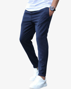 Men's Tapered Pants with Drawstring